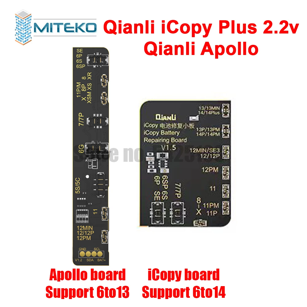 

Qianli Apollo And iCopy Plus 2.2v Programmer Only Battery Board with All Series of Flex Support For 11 12