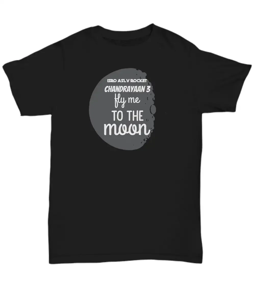 Chanddrayaan 3 Irso Aslv Rocket T-Shirt Indian Space Mission To The Moon Celebration Shirt, India To The Moon Gifts