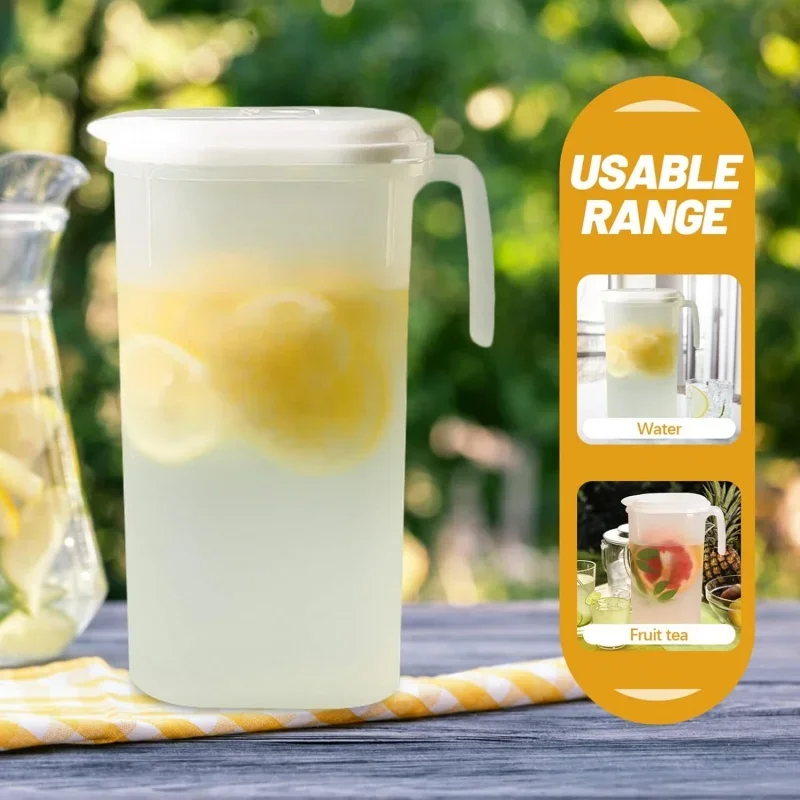 Home large capacity cold kettle refrigerator flower tea drink bucket 1pc cold water jug