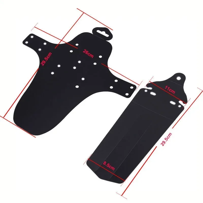 A Set of Bicycles MTB Mountain Bike Front and Rear Mud Fenders Bicycle Accessories Bicycle Parts Bicycle Fender