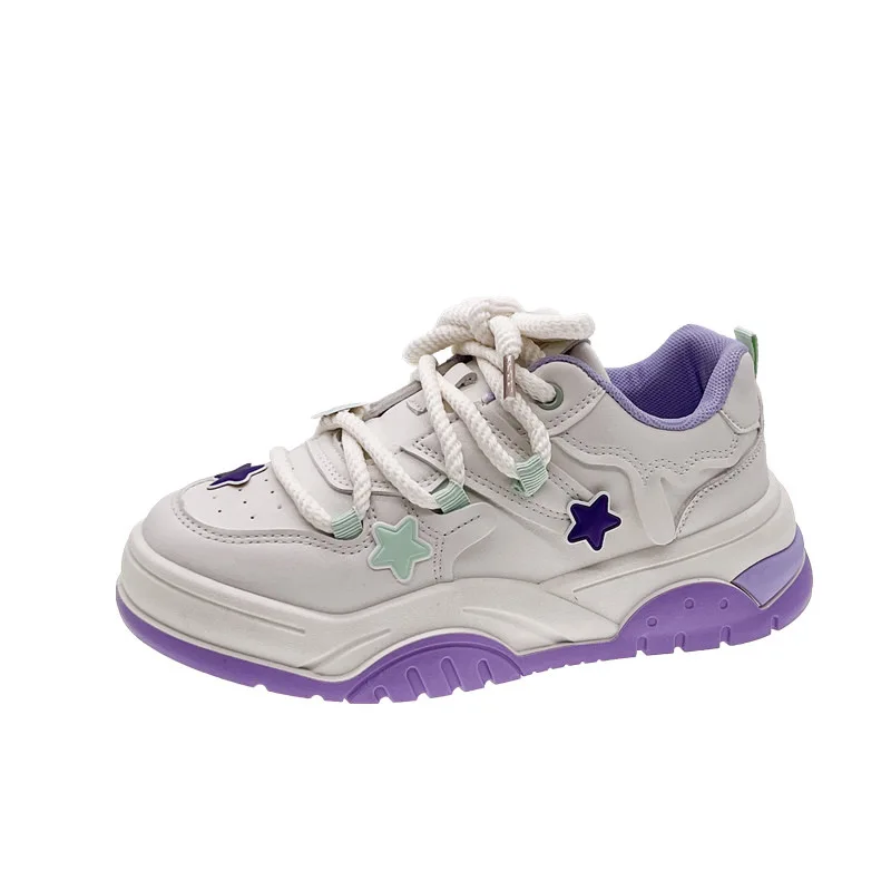 

Кроссовки женские спортивные на шнуровке, Вулканизированная подошва, Повседневная Уличная обувь, дизайнерские кеды, 2023