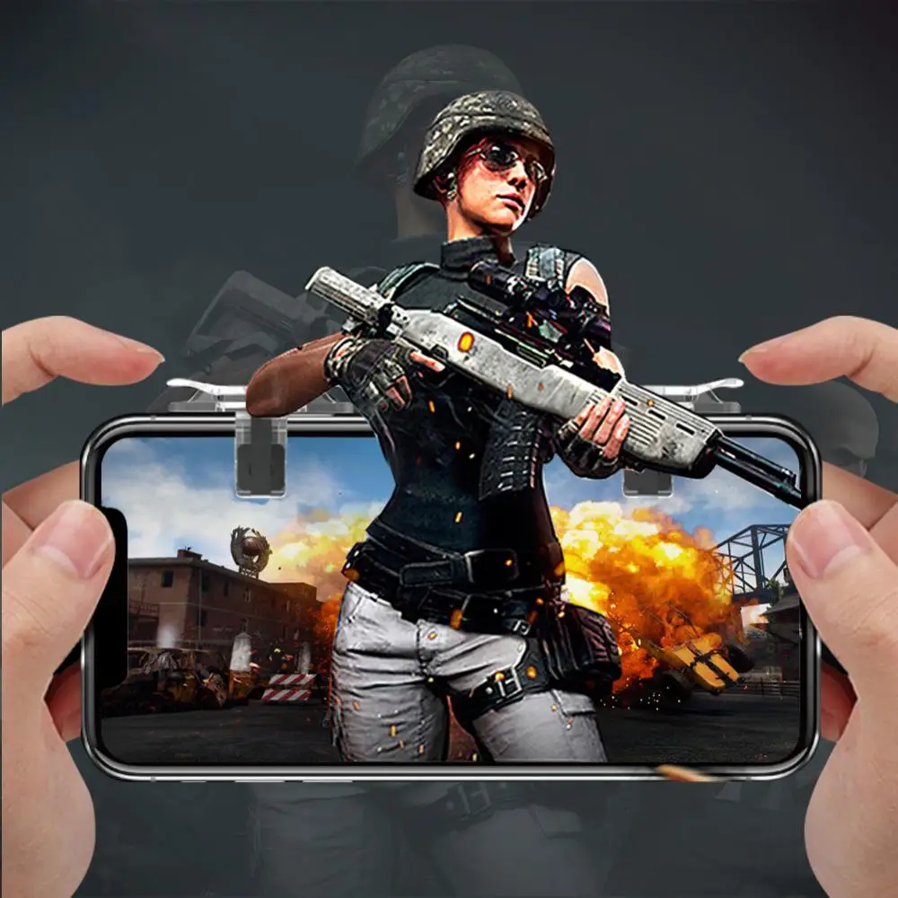 Gaming Trigger for Mobile Phone PUBG L1R1 Shooter Controller Game Fire Button Aim Key for PUBG Knives Out Rules of Survival