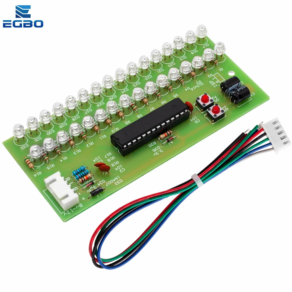 MCU Adjustable Display Pattern LED VU Meter Level Indicator