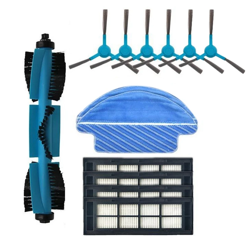 

Hepa Filter Mop Cloth Side Brush Roller Main Roller As Shown Plastic For Cecotec Conga 3090 Robot Vacuum Cleaner