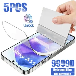 Premium Hydrogel Screen Protector Set - 5 Pack - 5PCS Hydrogel Film (For A35 5G)