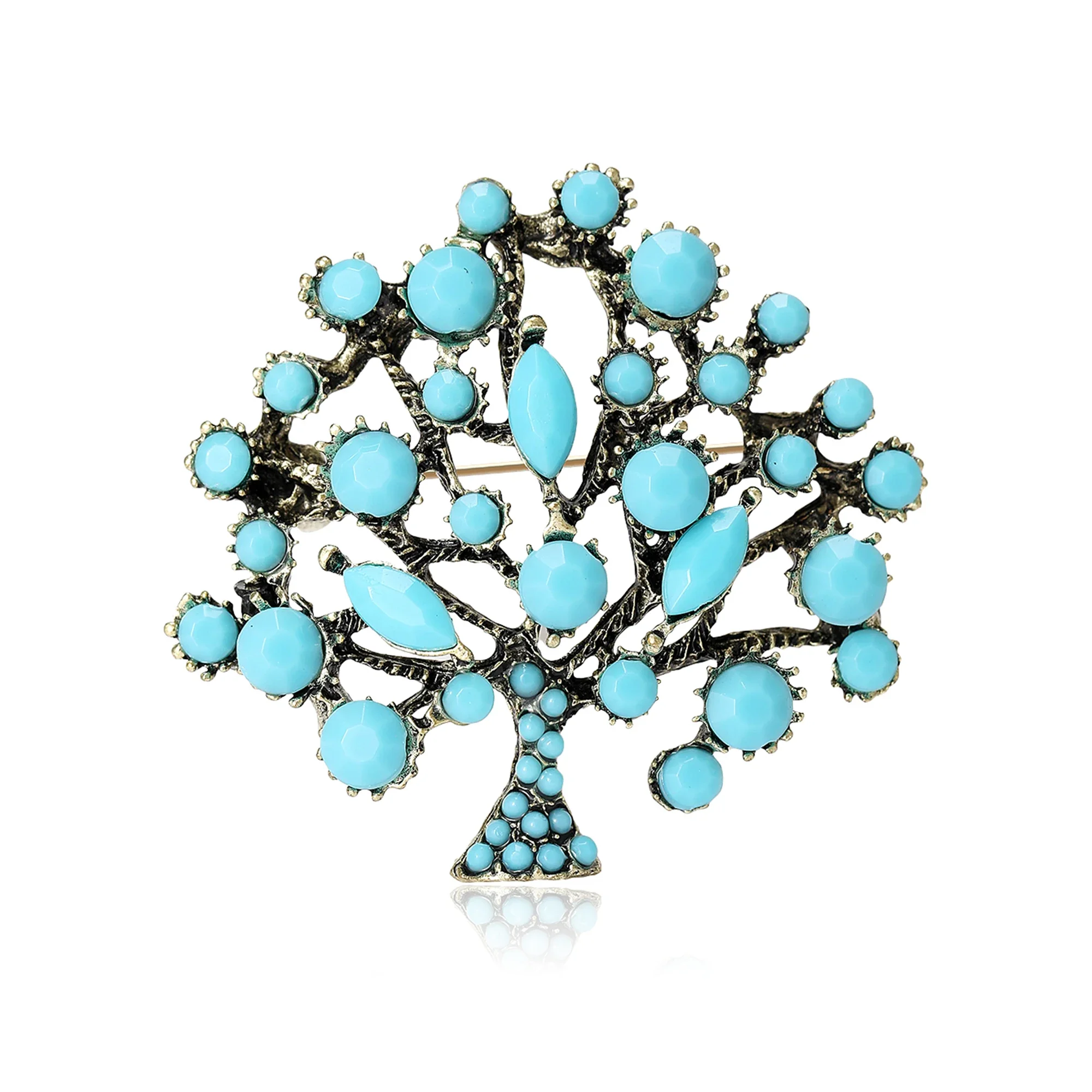 

Enamel Tibetan Style Money Tree Pins for Women Unisex Glass Plant Brooches Event Party Backpack Decoration Clothes Accessories