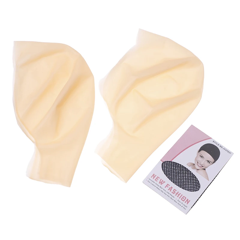 Unisex Fancy Film Party Dress Skinhead Wig Cap Latex Mask Hat Beauty Light Shade Bald Cap Funny Latex Skin Fake Bald Head