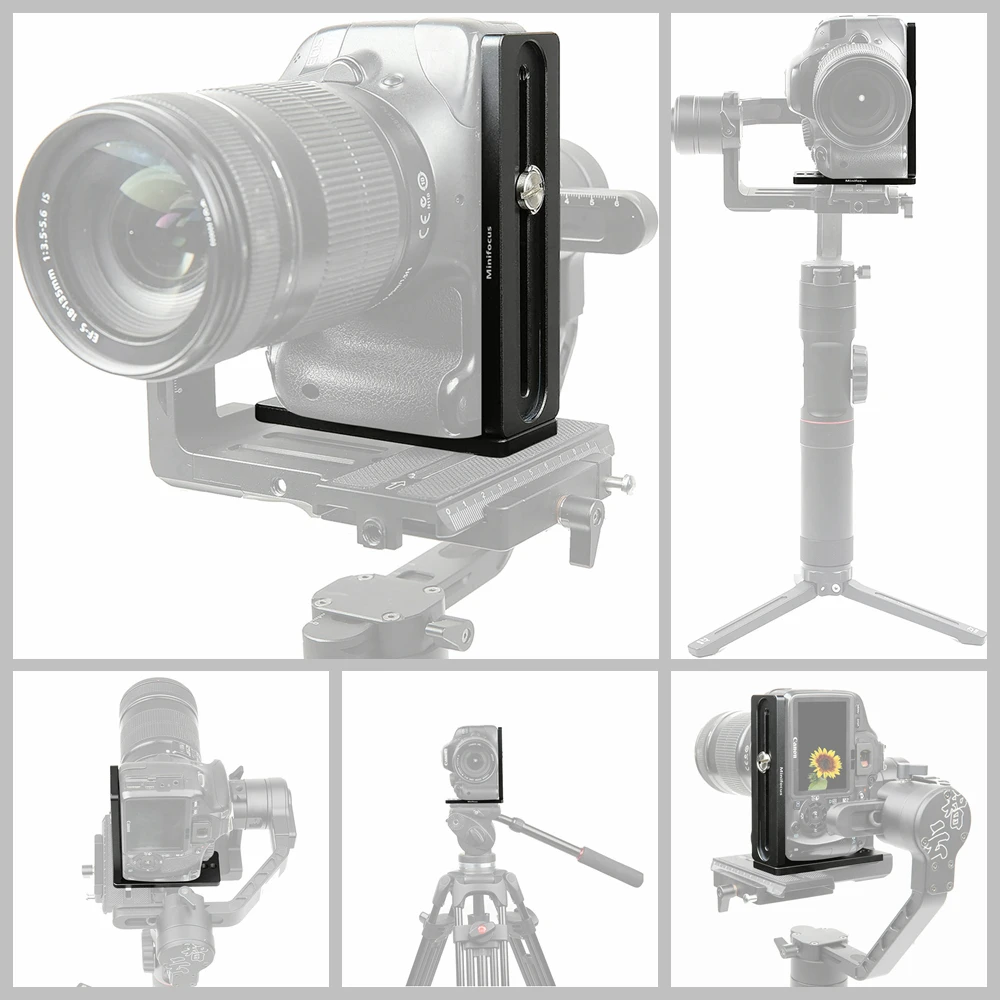 Suporte l Suporte Vertical Suporte de Placa para Dji Ronin s sc Zhiyun Guindaste Moza Air Feiyu Câmera de Vídeo Gimbal Dslr - Image 4