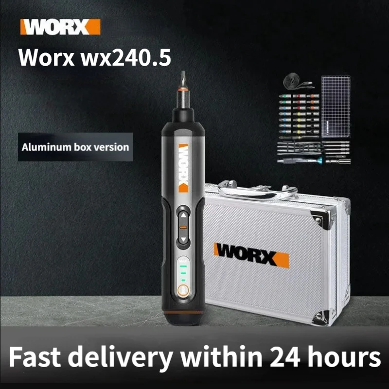 Набор беспроводных электрических отверток Worx 3,6 В WX240.5, электрические отвертки с USB-зарядкой и 45 насадками