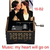 Titanic Movie Black Wooden Music Box, 18 Notes My Heart Will Go On Love Musical, Romantic Wife Girlfriend Birthday Gift Souvenir 4