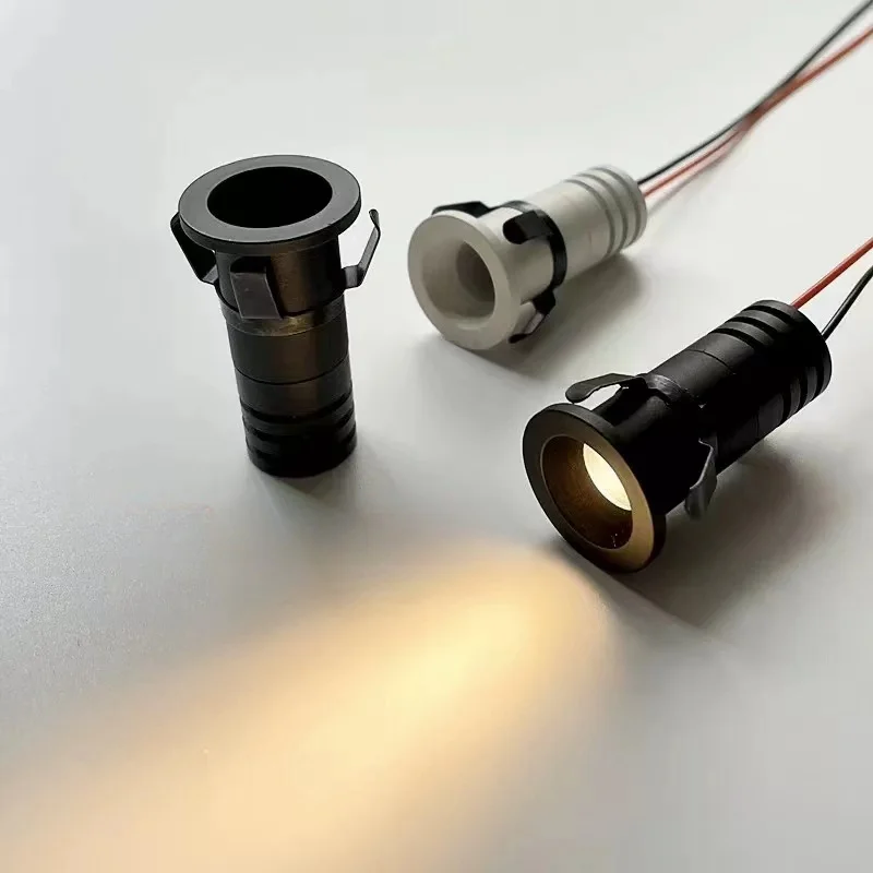 Led Spotlight Recessed MINI 2W 3W Anti-glare Ceiling Light Home Decor Cabinet Lamp for Display case Background 12V 220V