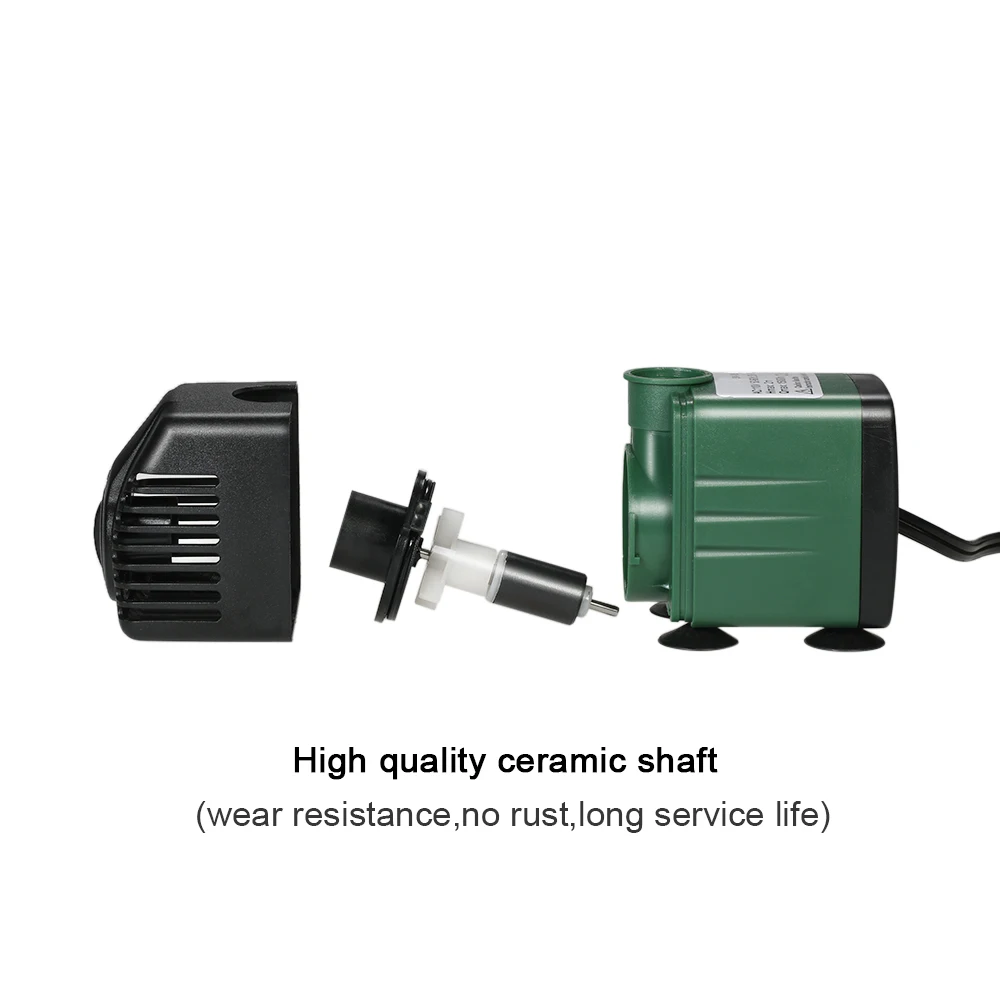 Submersible Water Pump 1500L/H 25W Submersible Water Pump for Aquarium Tabletop Fountains Pond Water Gardens and Hydroponic Systems with 2 Nozzles