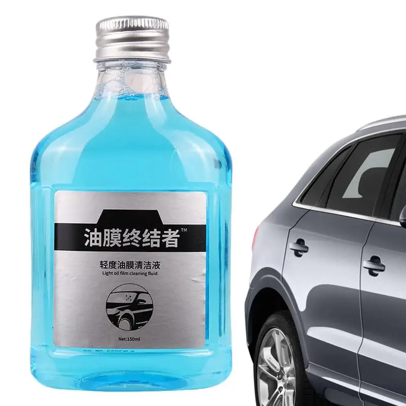 150ML Car Glass Oil Film Cleaner Portable Car Glass Degreasing Film Cleaner Remove Watermarks Cleaning Liquid Auto Accessories