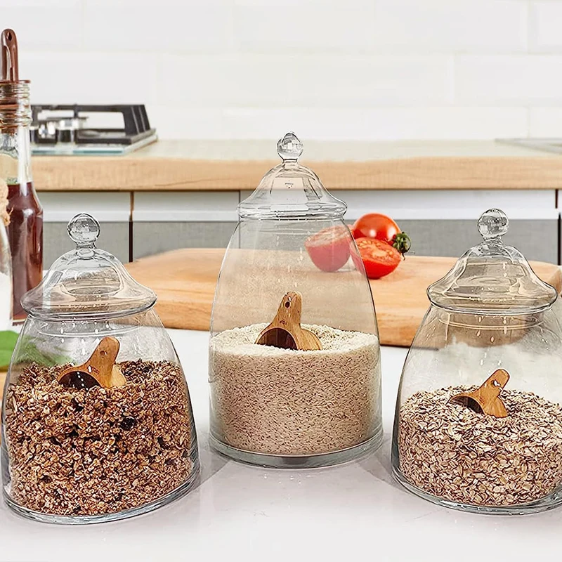 Set 8 Mini Palette In Legno - Cucchiani Per Farina, Spezie, Caffè, Utensili Cucina Naturali - Foto 2