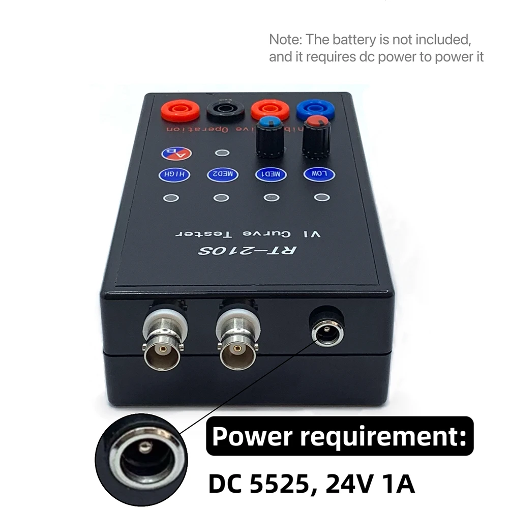 RT-210S VI 곡선 테스터 듀얼 채널 동시 디스플레이 휴대용 회로 기판 온라인 감지 ASA 테스터 휴대용 VI 곡선 테스터