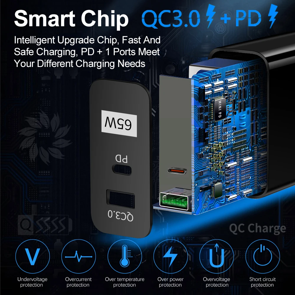 PD QC3.0 AU Plug USB Charger for Australia Mobile Phone Charger For iPhone For Samsung For Xiaomi 2 Port Fast Wall Chargers