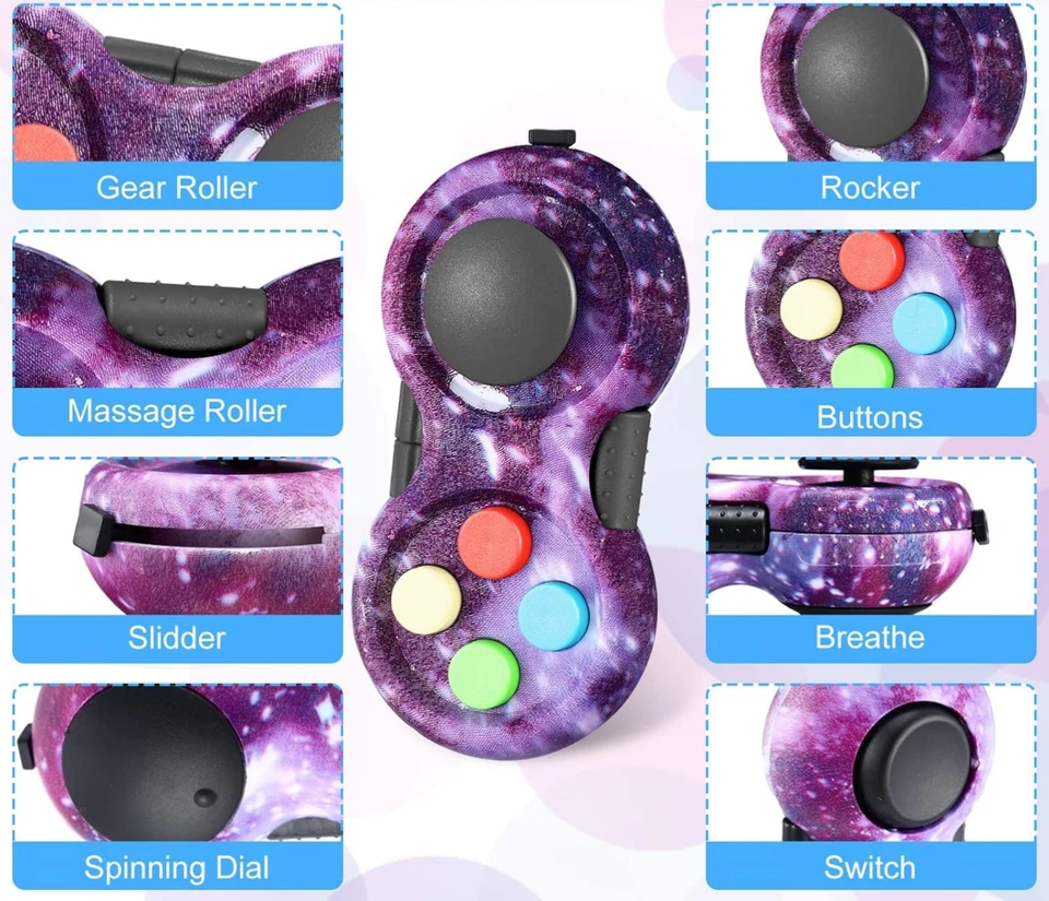 Controller di gioco portatile retrò, confezioni di Fun Pad, giocattoli antistress classici_voghion.com