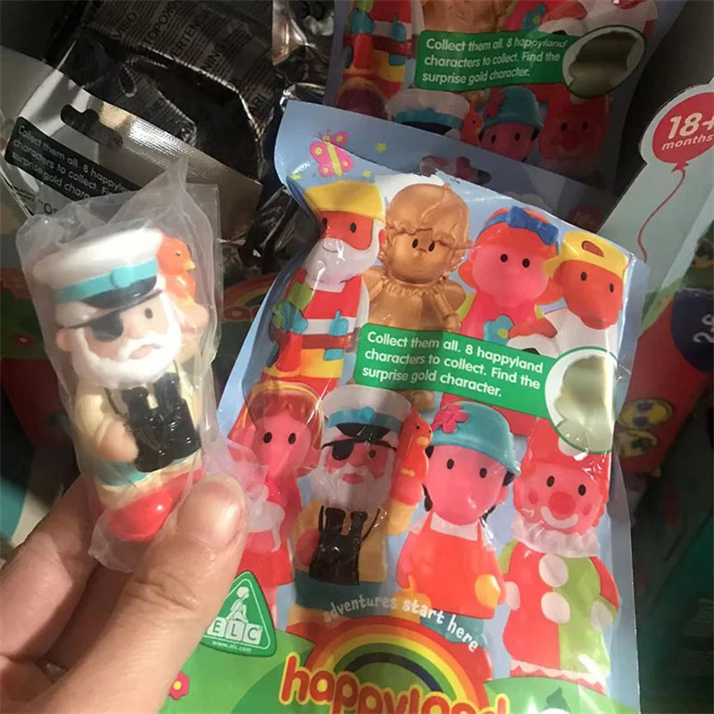 

9 см Подарочная сумка мультфильм happyland экшн-фигурка кукла мягкая резиновая Коллекционная модель игрушка