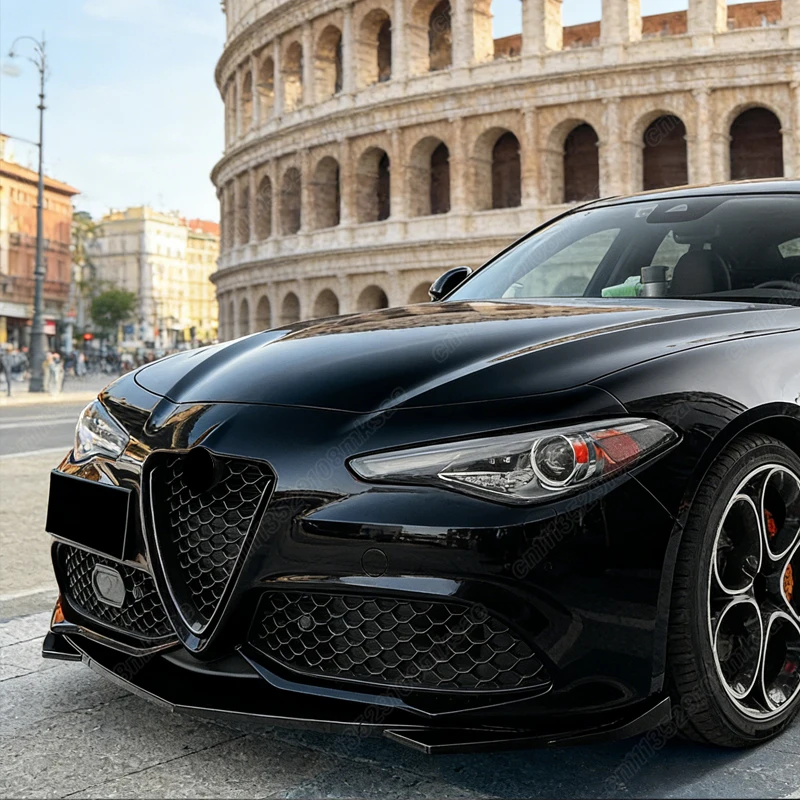 알파 로메오 줄리아 2015 2016 2017 2018 2019 2020 2021 2022 2023 2024 자동차 프론트 범퍼 스포일러 립 장식 바디 키트