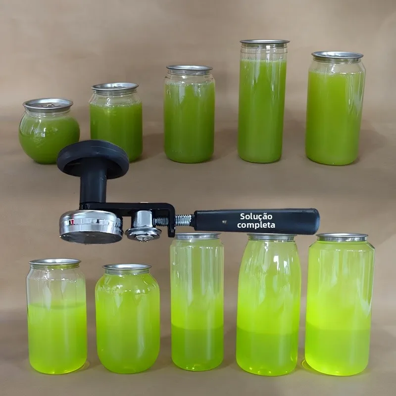 Máquina Manual de Selagem de Latas, Seladora de Latas Plásticas Pequenas, Ferramenta de Cozinha Não Auática, Abridor de La... 5