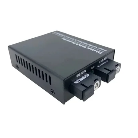 Gigabits 2 LAN Port 2 SC Fiber 3KM Optical Fiber Switch Media Converter