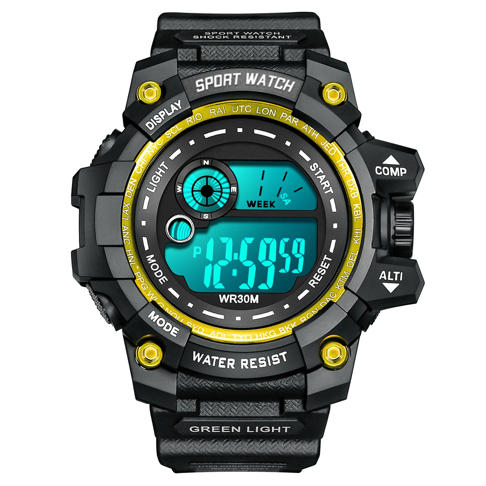 Men's Watch Outdoor Sports Boys Electronic Watch Luminous Men's Watch