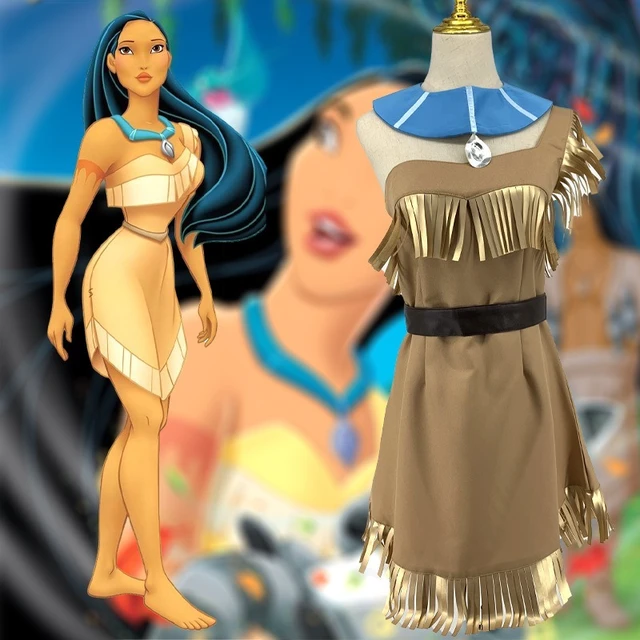 Custom Made New Girls Princess Pocahontas Costume Adult Indian Cosplay  Costumes for Women Halloween Costumes for Women 