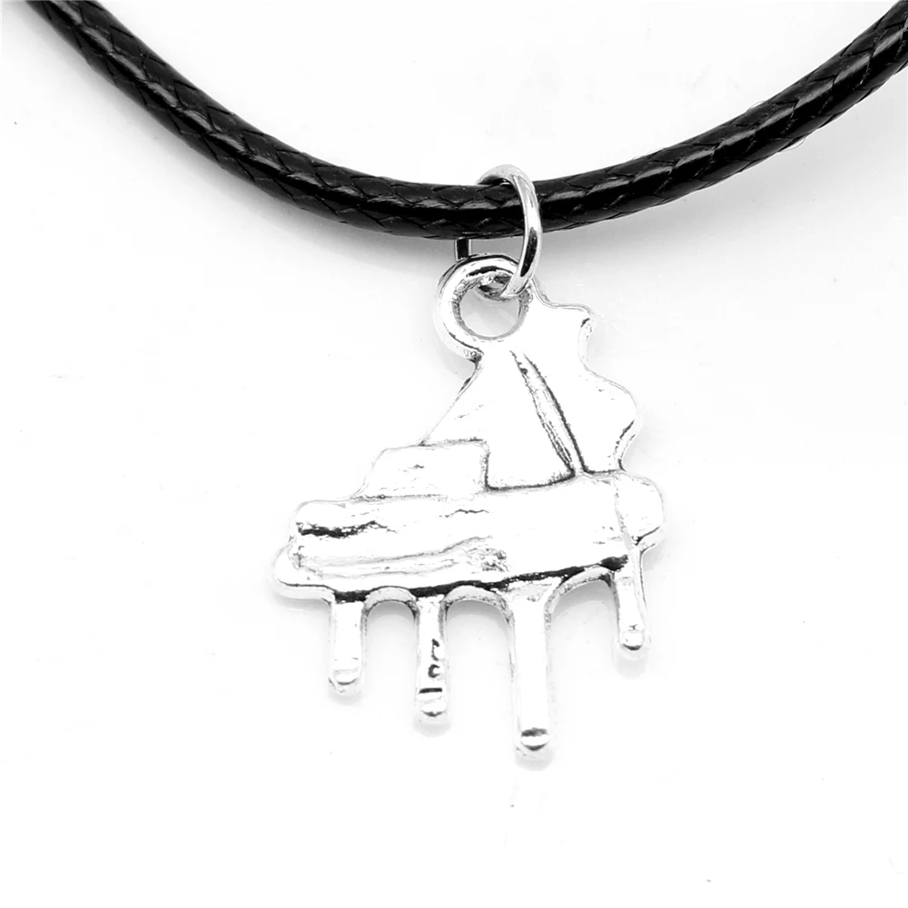 

1 Piece Piano Couple Necklace Jewelry Trendy 15x20mm