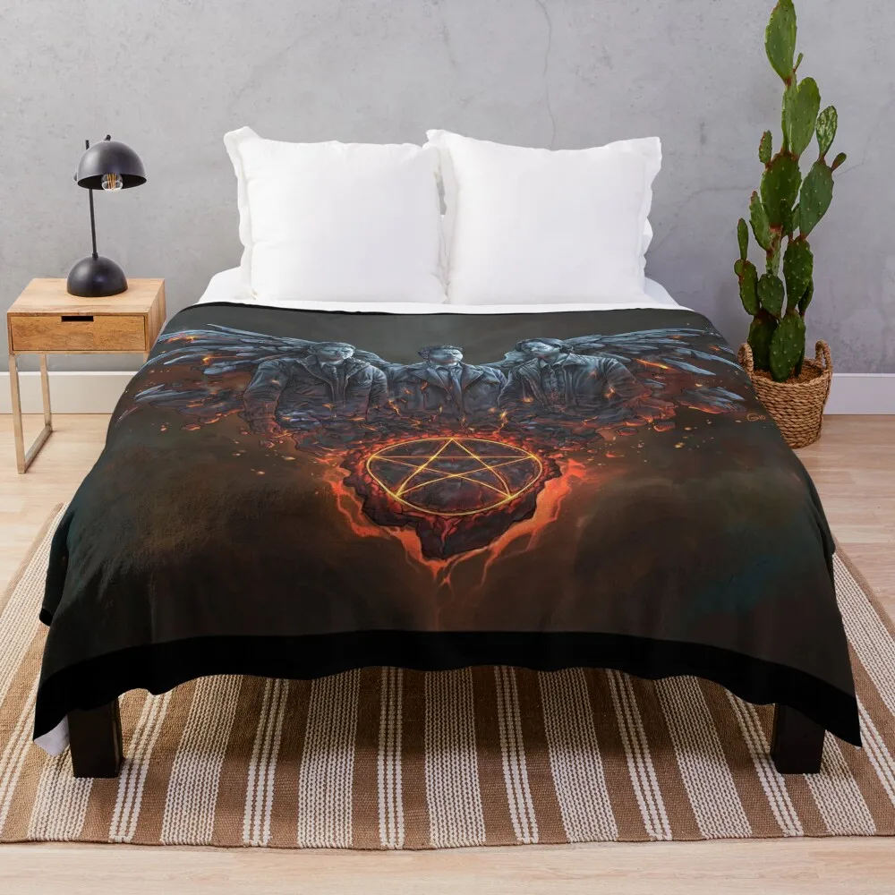 

Team Free Will Burning Art Throw Blanket Luxury St Hairy Flannels Blankets