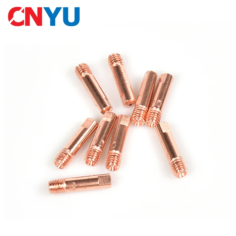 5/10/20 Tip Gas Nozzle MB-15AK M6*24mm Welding Torch Contact Tip Gas Nozzle 0.6/0.8/0.9/1.0/1.2mm