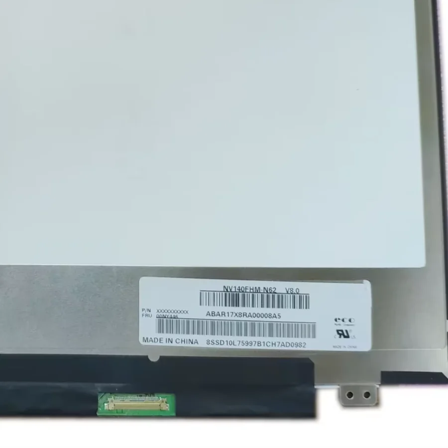 NV140FHM-N62 00NY446 원래 노트북 LCD 화면 LED 14.0 인치 디스플레이 패널 1920x1080 FHD IPS 30 핀 EDP