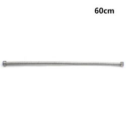 Stainless Steel Corrugated Bathroom Faucet & Toilet Plumbing Hose (60CM)