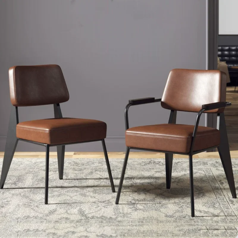 

Handrail Design Dining Chairs Fallow Work Comfort Backrest Dining Chairs Simple Nordic Muebles Hogar Salon Furniture B1