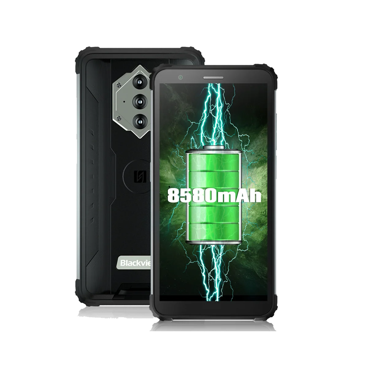 Blackview-スマートフォンBv6600,防水デバイス,8580mAh,頑丈な