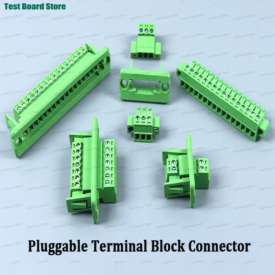 1Set 15EDGWC Pitch 3.81mm 2P/3P/4P/5P/6P/7P/8P/9P/10P/12P/16P/24P Pluggable Terminal Block Connector image 4