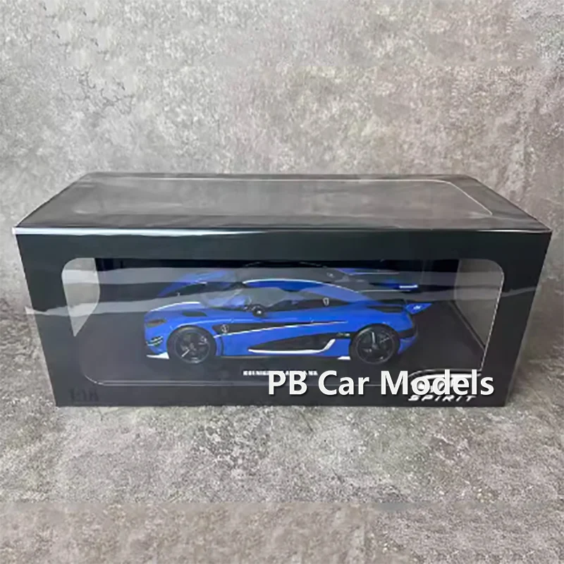 Koenigsegg Regera GT Spirit 1/18 – Résine Bleu/noir, GT881