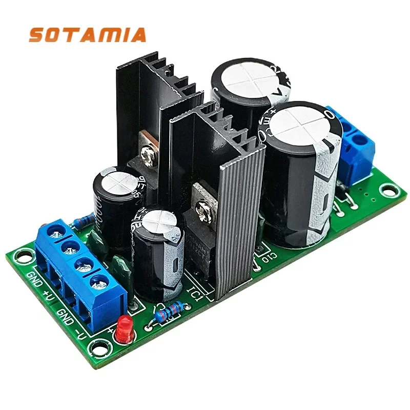 SOTAMIA 7912 파워 앰프 오디오 정류기 필터 전원 공급 보드, 스피커 앰프 DIY용 듀얼 전압, LM7812