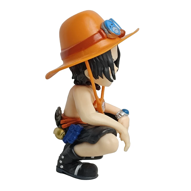 Anime-Zubehörserie: Neue ONE PIECE Luffy, Solon, Sanji Q-Version sitzende Figuren-Modelle als Spielzeug für Kindergeburtstage – Detail 26
