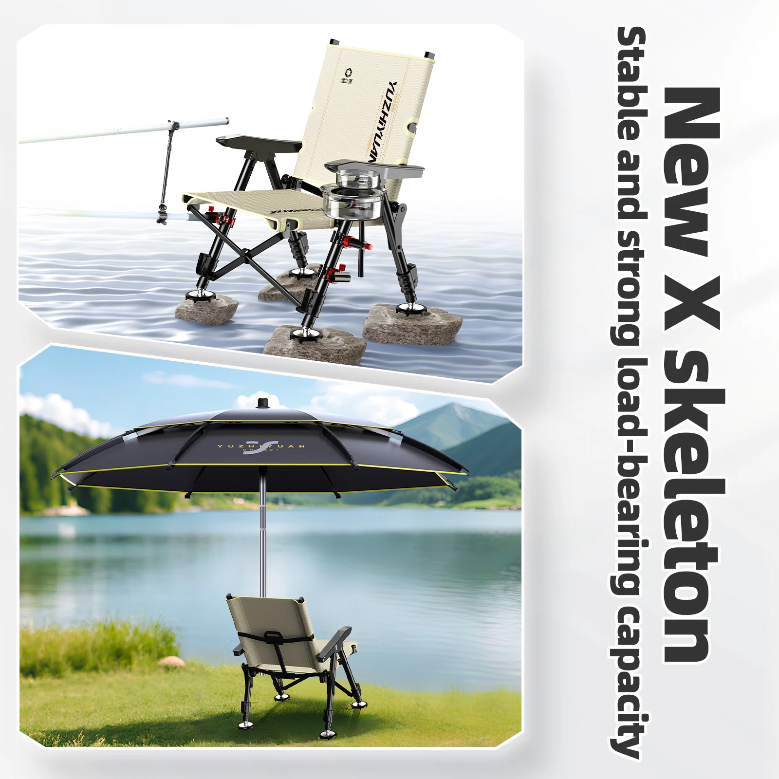  slider image of Foldable Outdoor Chair, Fishing