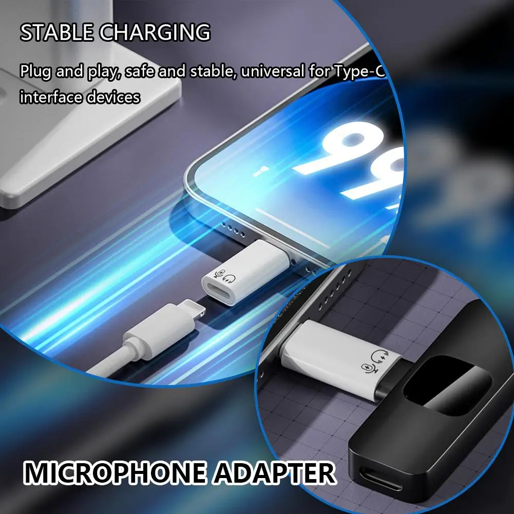 OTG Adapter Type C Adapter For Apple 15 Lavalier Microphone
