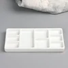 Ceramic Square Palette Multi-grid Watercolor Oil Paint Tray Adult Beginner Portable Art Supplies Jingdezhen Firing 5