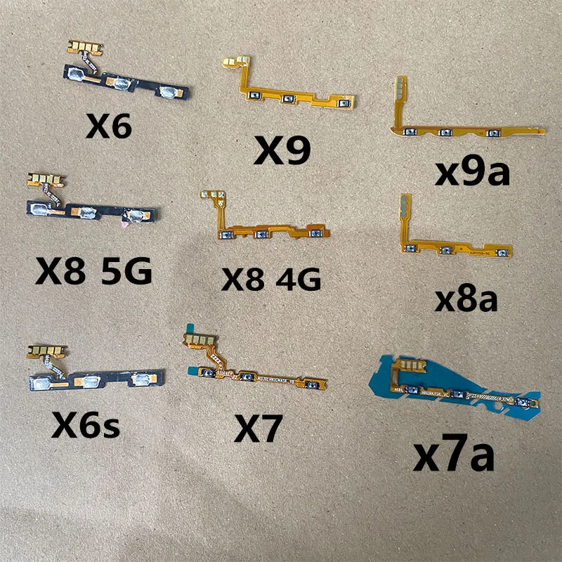 

Original For Huawei Honor X6 X7 X8 X9 X7A X8A X9A X6S 4G 5G Volume Button Power Switch On Off Key Ribbon Flex Cable