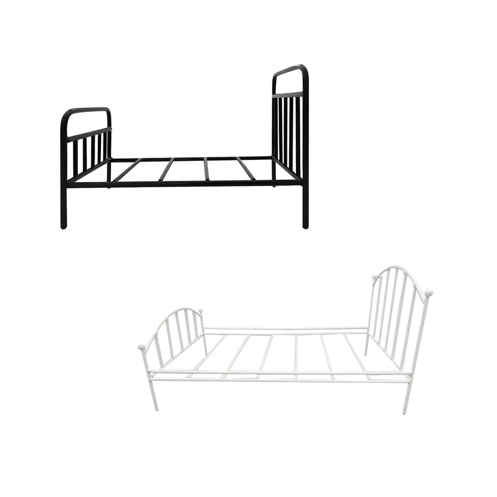 

Dollhouse Metal Bed Dollhouse Furniture for Bedroom Dollhouse Photo Props