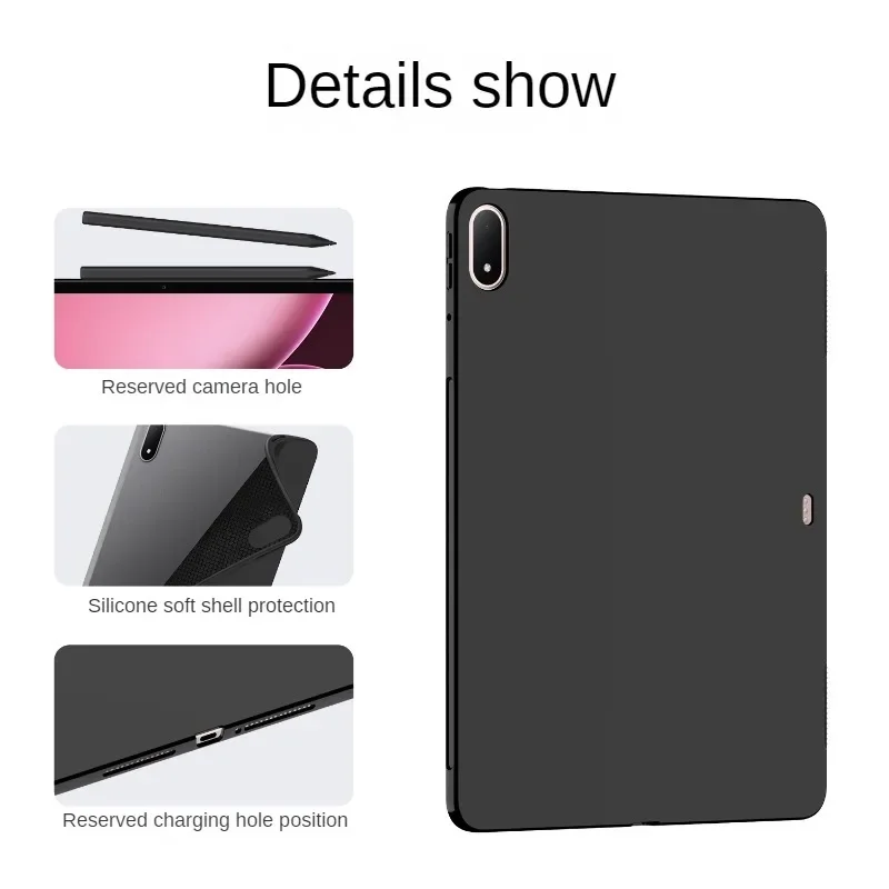 Durable Soft Silicone TPU Tablet Back Cover