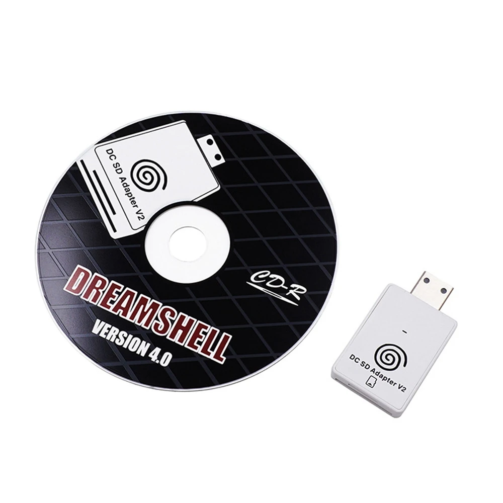 SEGA 드림캐스트용 SD/TF 카드 어댑터 리더, DreamShell 부트 로더 포함, DC 드림캐스트 콘솔용 게임 읽기