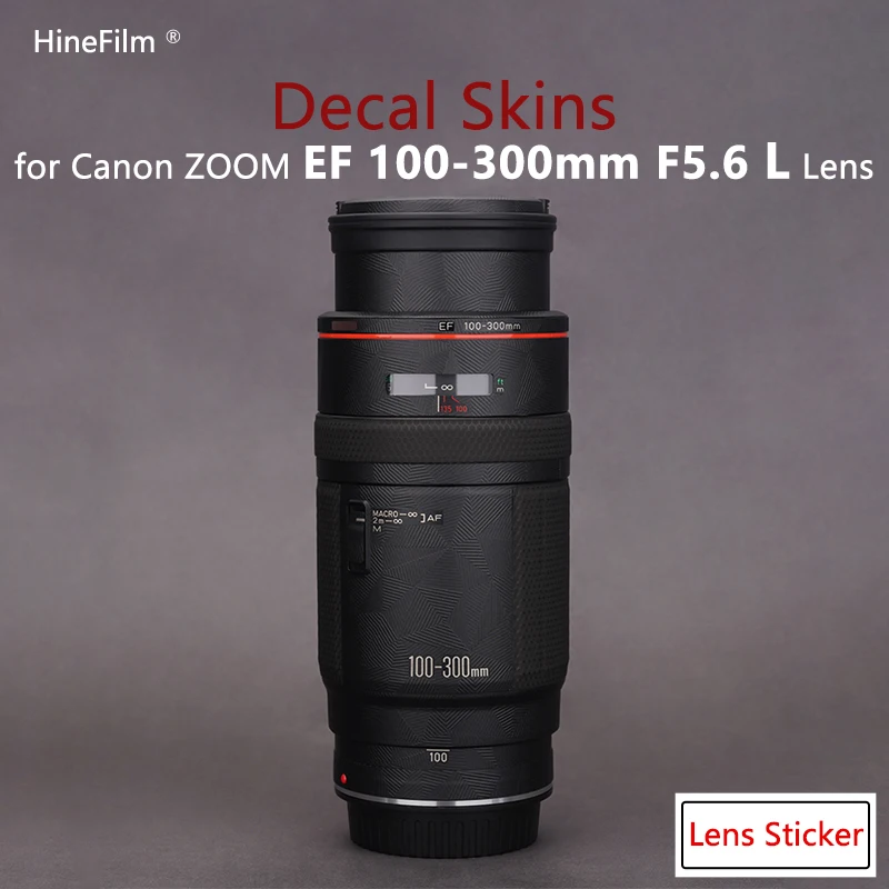 Per Canon Ef100-300 F5.6L Lens Decal Skin Per Canon Ef100-300Mm F5.6L Lens Sticker 100300 Pellicola Antigraffio Per Warp Cover