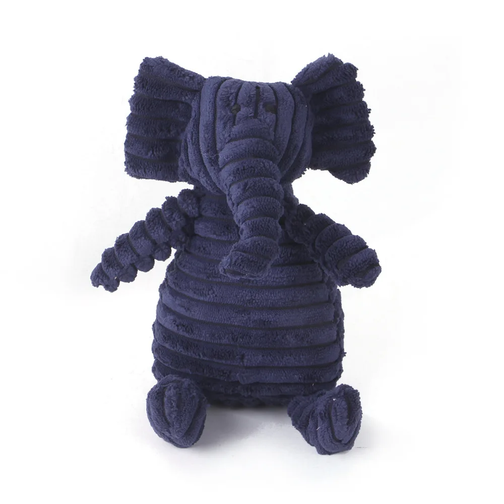 Plush Dog Toys Corduroy for Small Medium Dogs Animal Dog Squeaky Toy Bite Resistant Chew Toy Molar Teeth Cleaning Puppy Toys 4