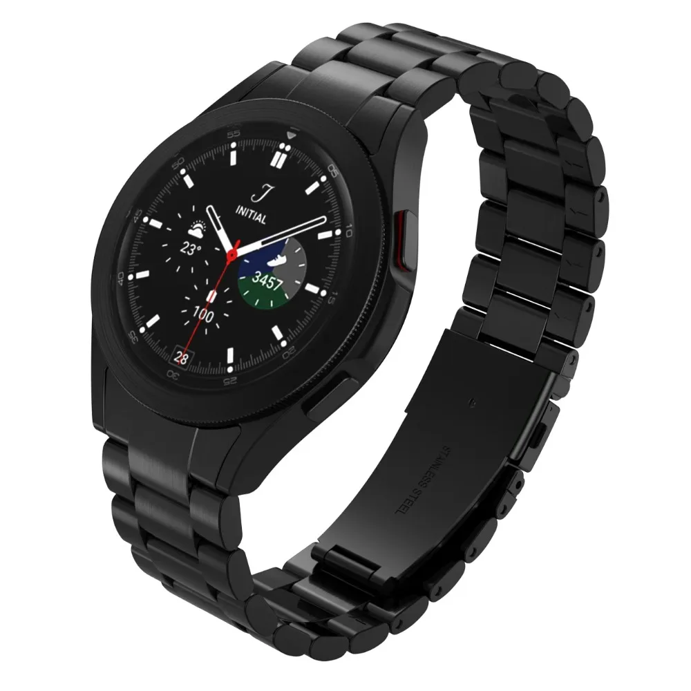 Stainless Steel No-Gap Metal Watch Strap Bracelet