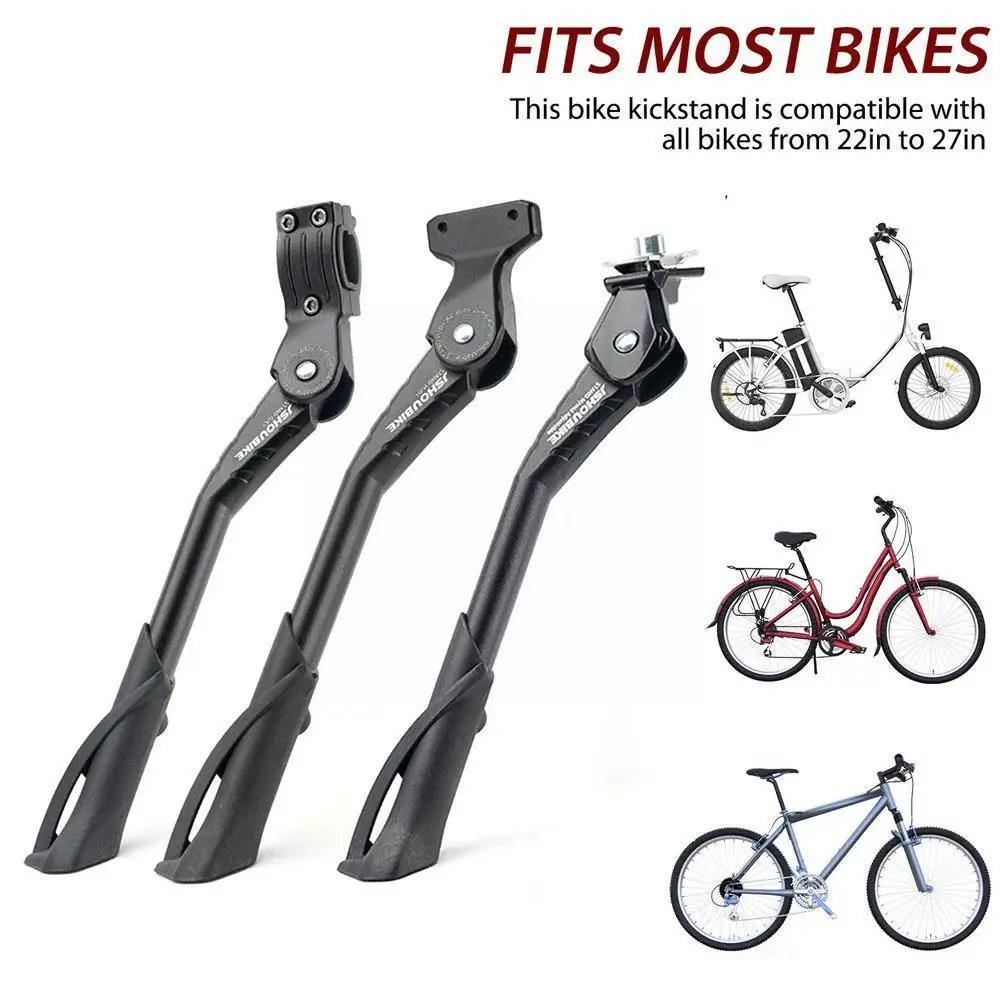 

Bicycle Kickstand Mtb//folding Parking Rack Support Footrest Parts Kick Cycling Bike Foot Side Replace Stand Brace Hold L3x0