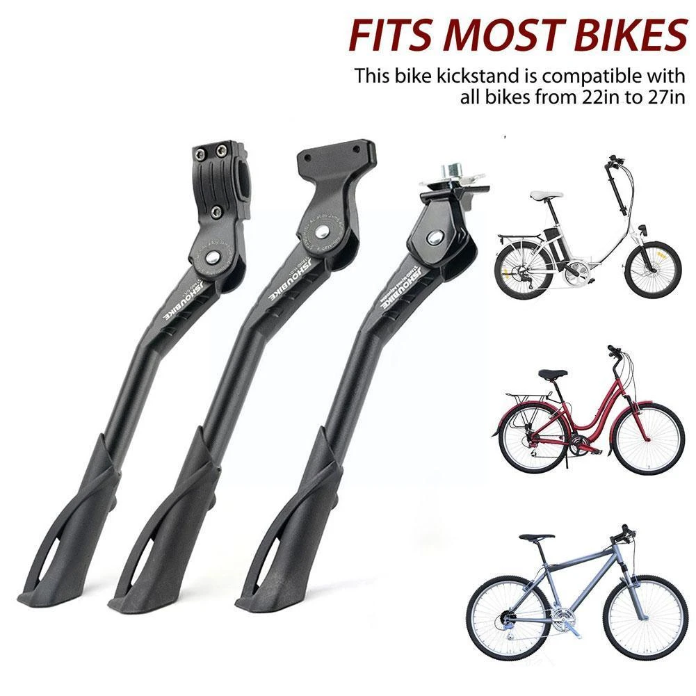 Bicycle Kickstand Mtb//folding Parking Rack Support Footrest Parts Kick